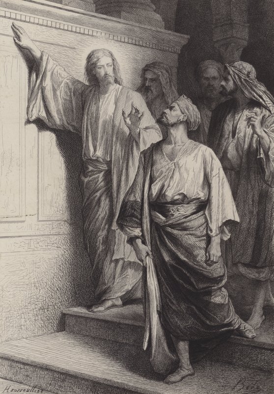 Die Berufung des St. Matthäus von after Albert Robida