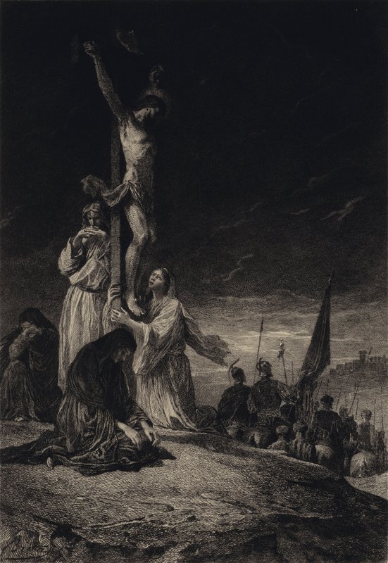 Die Kreuzigung von after Albert Robida
