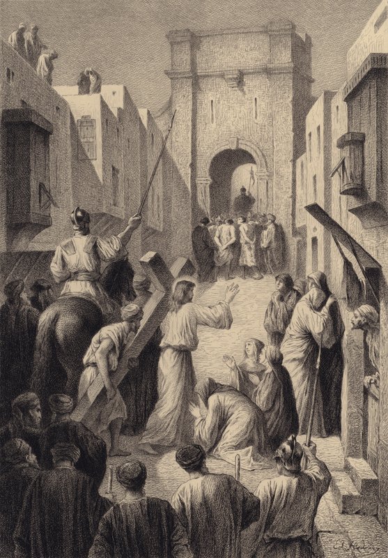 Die Töchter Jerusalems von after Albert Robida