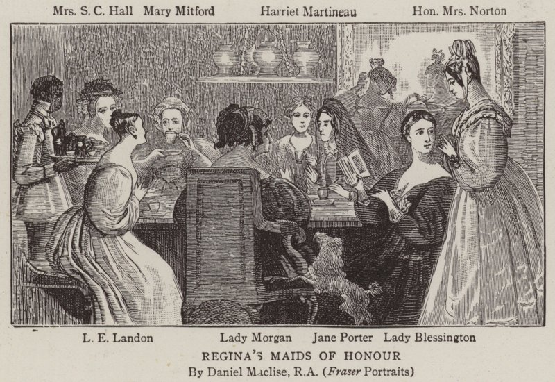 Reginas Ehrendamen von after Daniel Maclise