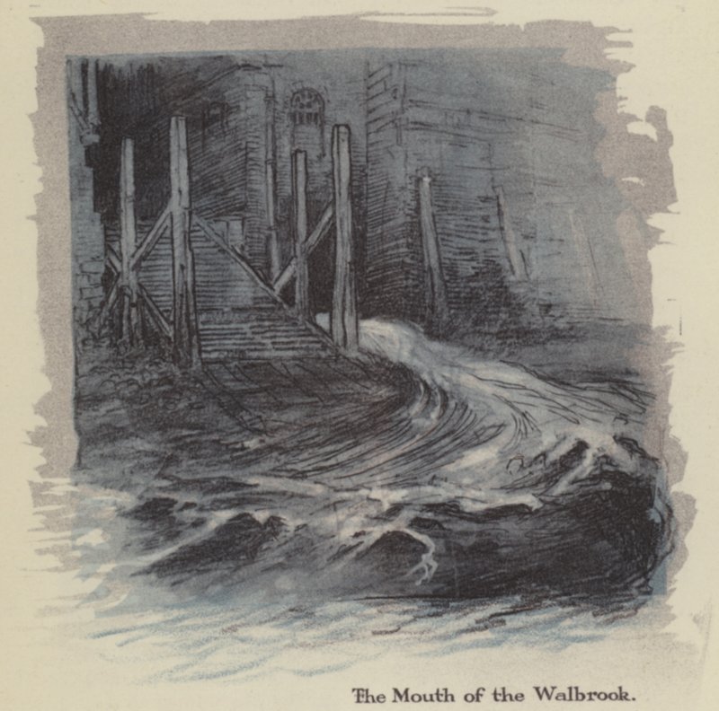 Die Mündung des Walbrook von after Donald Maxwell