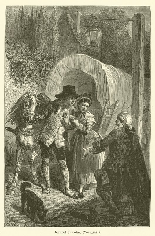 Jeannot und Colin, Voltaire von after Emile Antoine Bayard