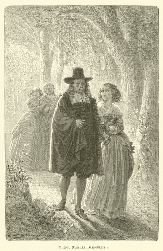 Milton, Camille Desmoulins von after Emile Antoine Bayard