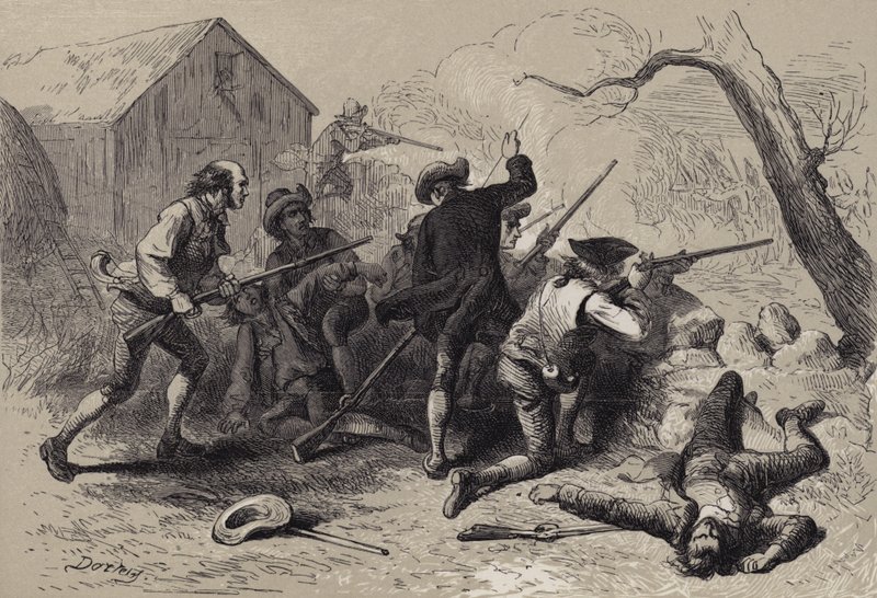 Die Schlacht von Lexington von after Felix Octavius Carr Darley