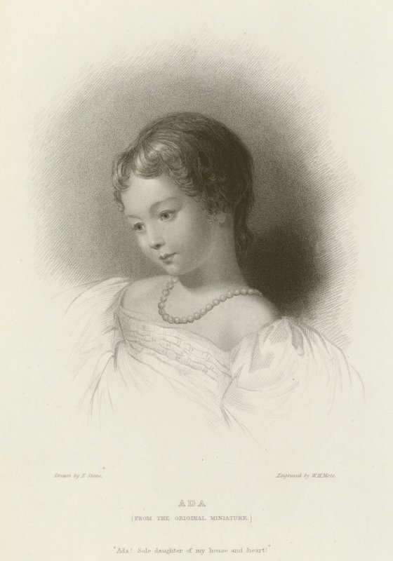 Ada Lovelace von after Frank Stone