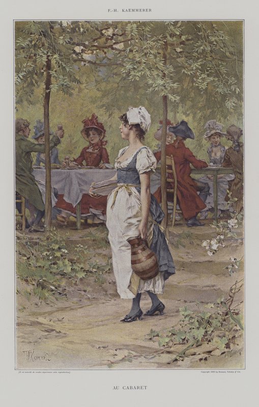 Im Kabarett von after Frederik Hendrik Kaemmerer