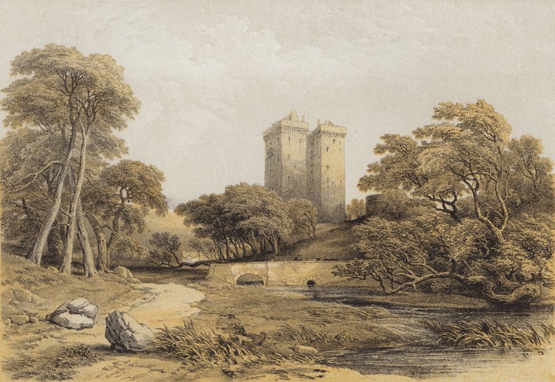 Borthwick Castle von after George Cattermole