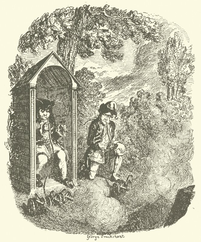 Illustration für Tristram Shandy von after George Cruikshank