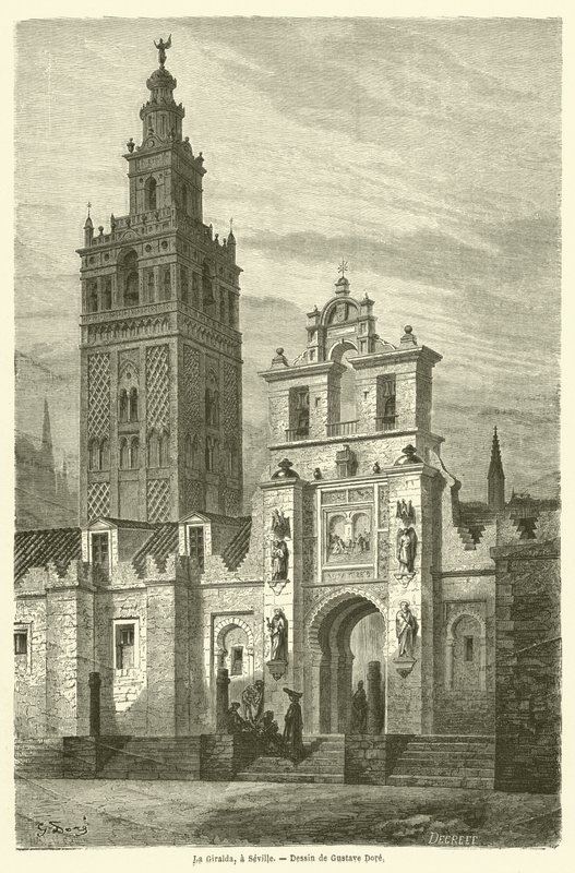 Die Giralda, Sevilla von Gustave after Dore