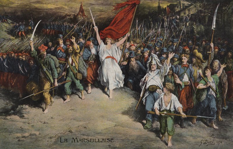 La Marseillaise, 1870 von Gustave after Dore