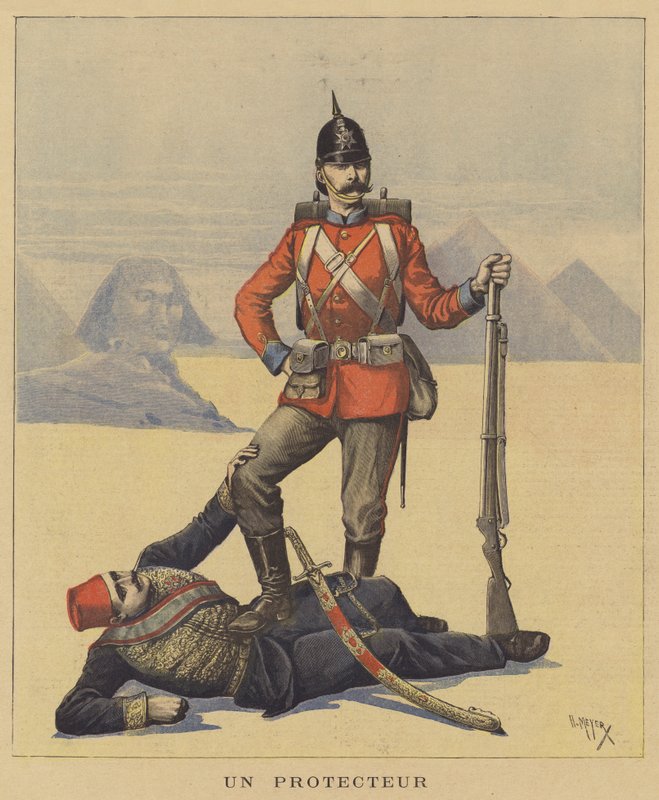 Ein Beschützer von after Henri Meyer