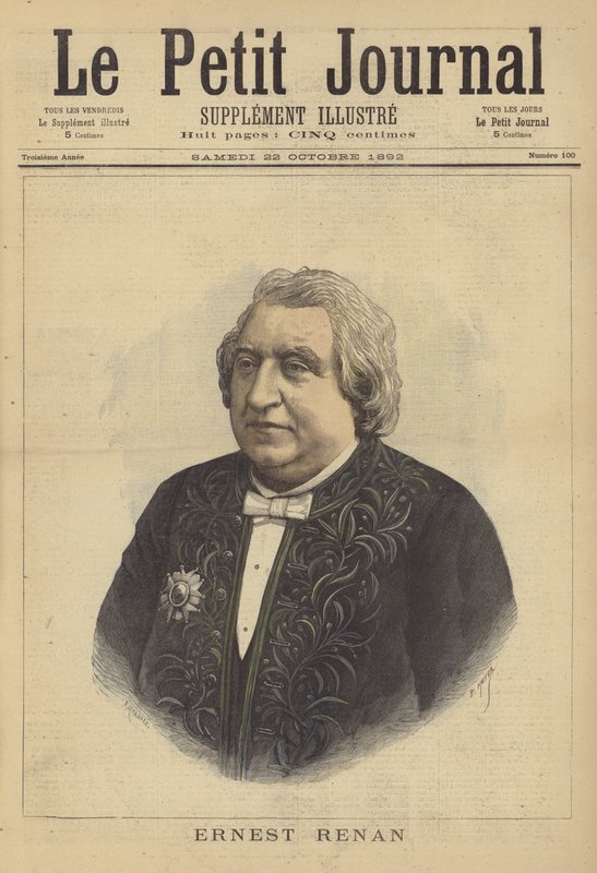 Ernest Renan von after Henri Meyer