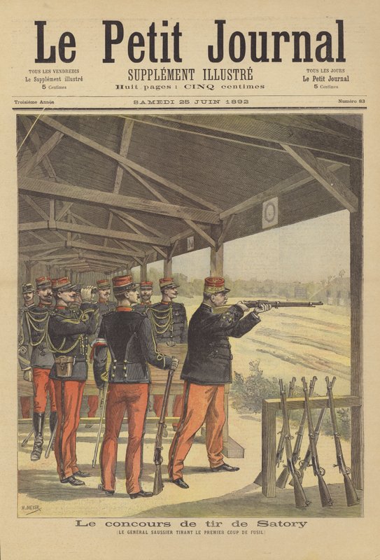 Schießwettbewerb in Satory von after Henri Meyer