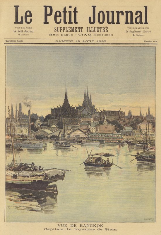 Ansicht von Bangkok von after Henri Meyer