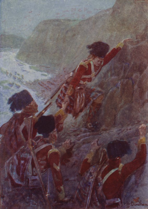 Die Eroberung von Quebec von after Henry Sandham