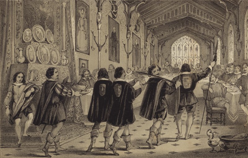 Einführung des Eberkopfes von James Stephanoff