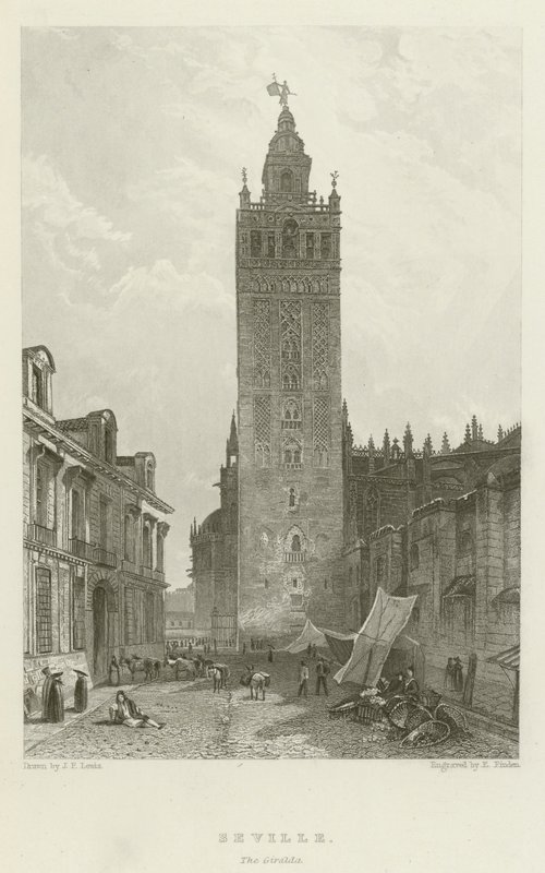 Sevilla, Die Giralda von after John Frederick Lewis