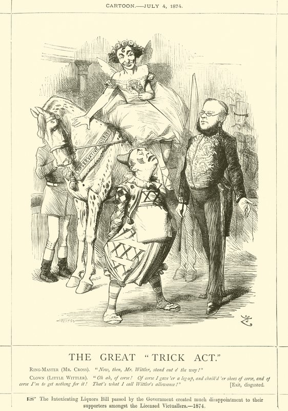 Der große Trickakt von after John Tenniel