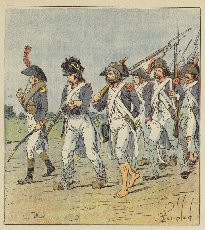 Not der italienischen Armee von after Louis Charles Bombled