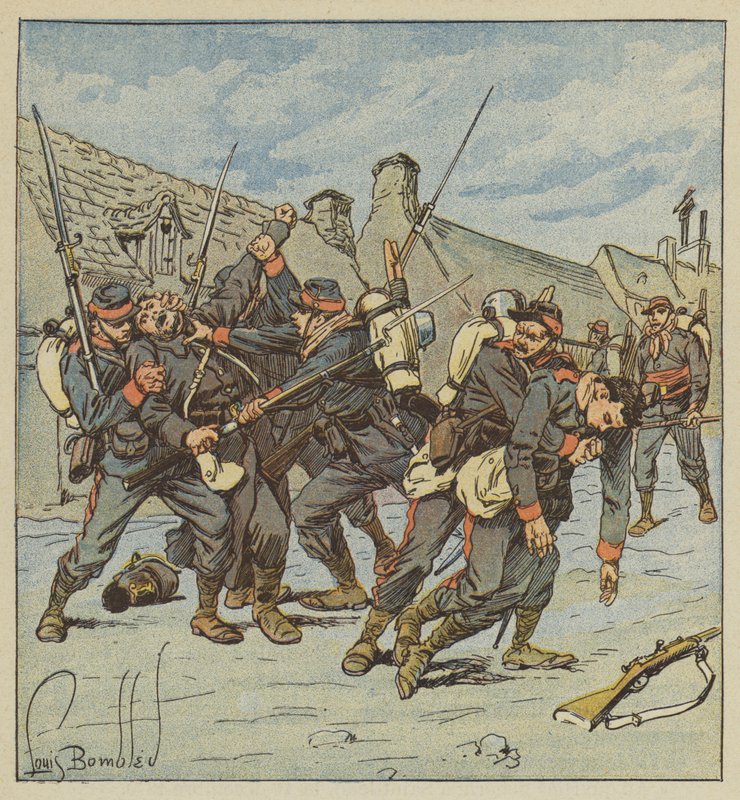 Episode der Entführung von Faverolles von after Louis Charles Bombled
