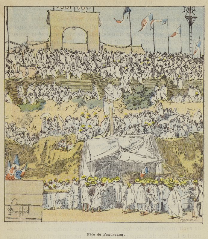 Fest des Fandroana von after Louis Charles Bombled