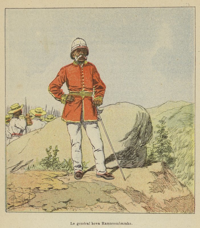 General Hova Ramasombazaha von after Louis Charles Bombled