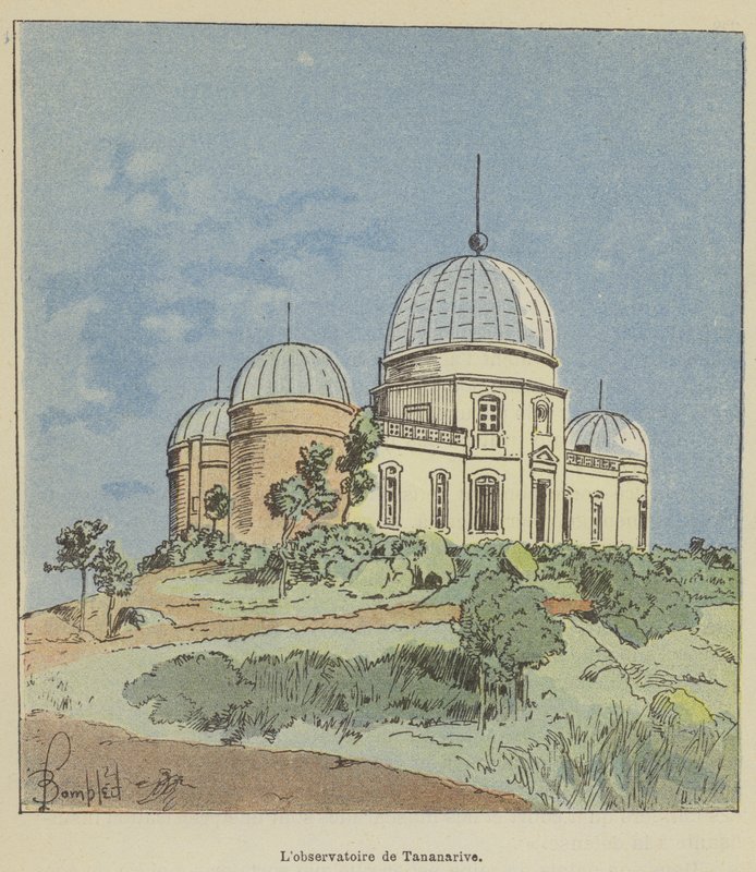 Das Observatorium von Tananarive von after Louis Charles Bombled