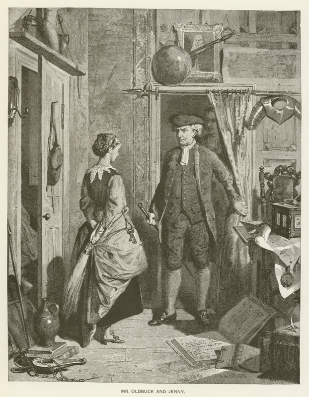 Mr. Oldbuck und Jenny von after Robert Herdman
