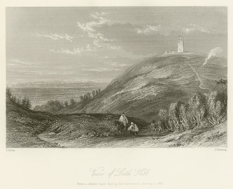 Blick auf Leith Hill von after Thomas Allom