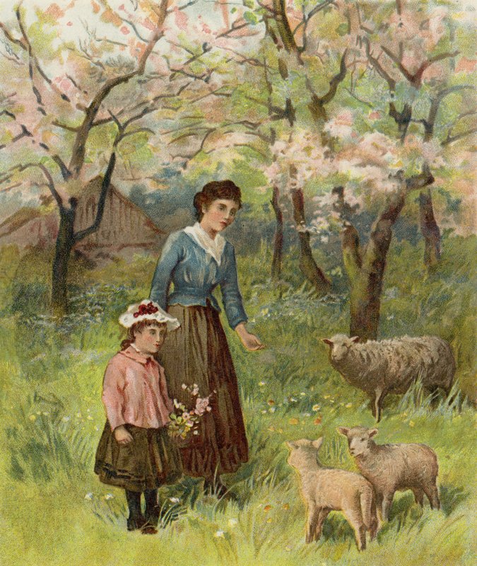 Apfelblüten von after William Henry James Boot